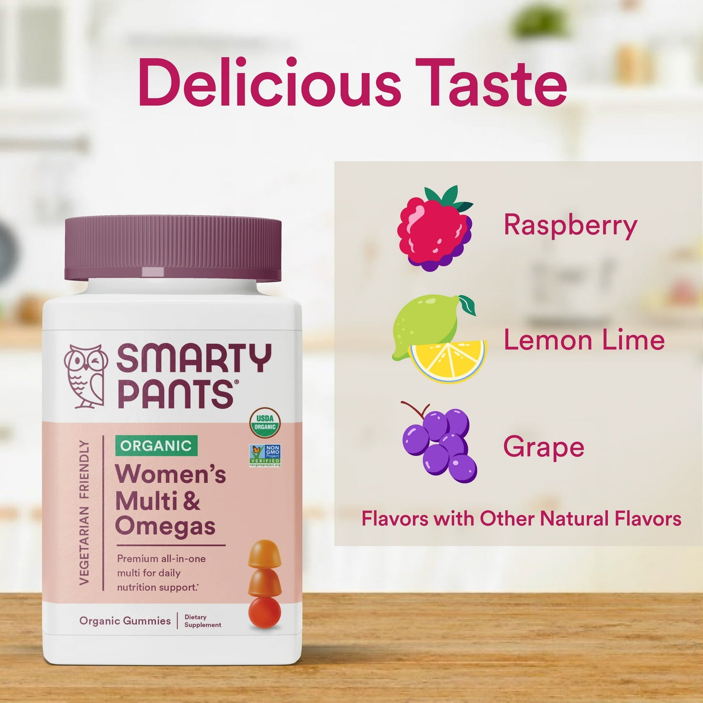 SMARTYPANTS GUMMY VIT,ADLT,MULTI+OMEG