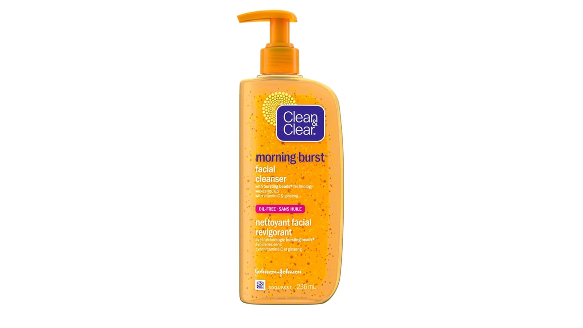 CLEAN&CLEAR MORN BURST FACE CLEANSER 8OZ