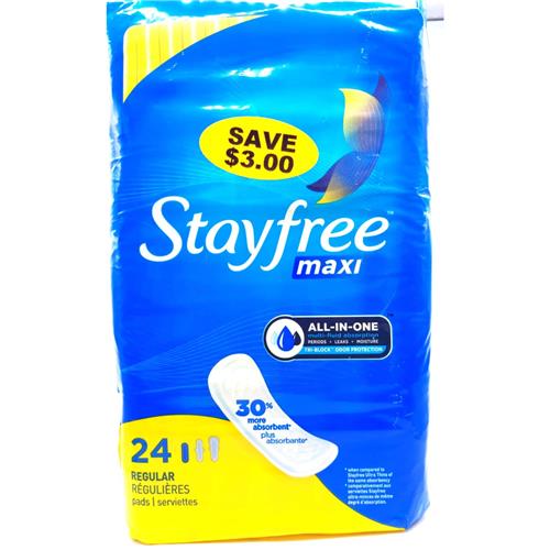 STAYFREE MAXI ULT THN SUP LNG WNG 4X32CT