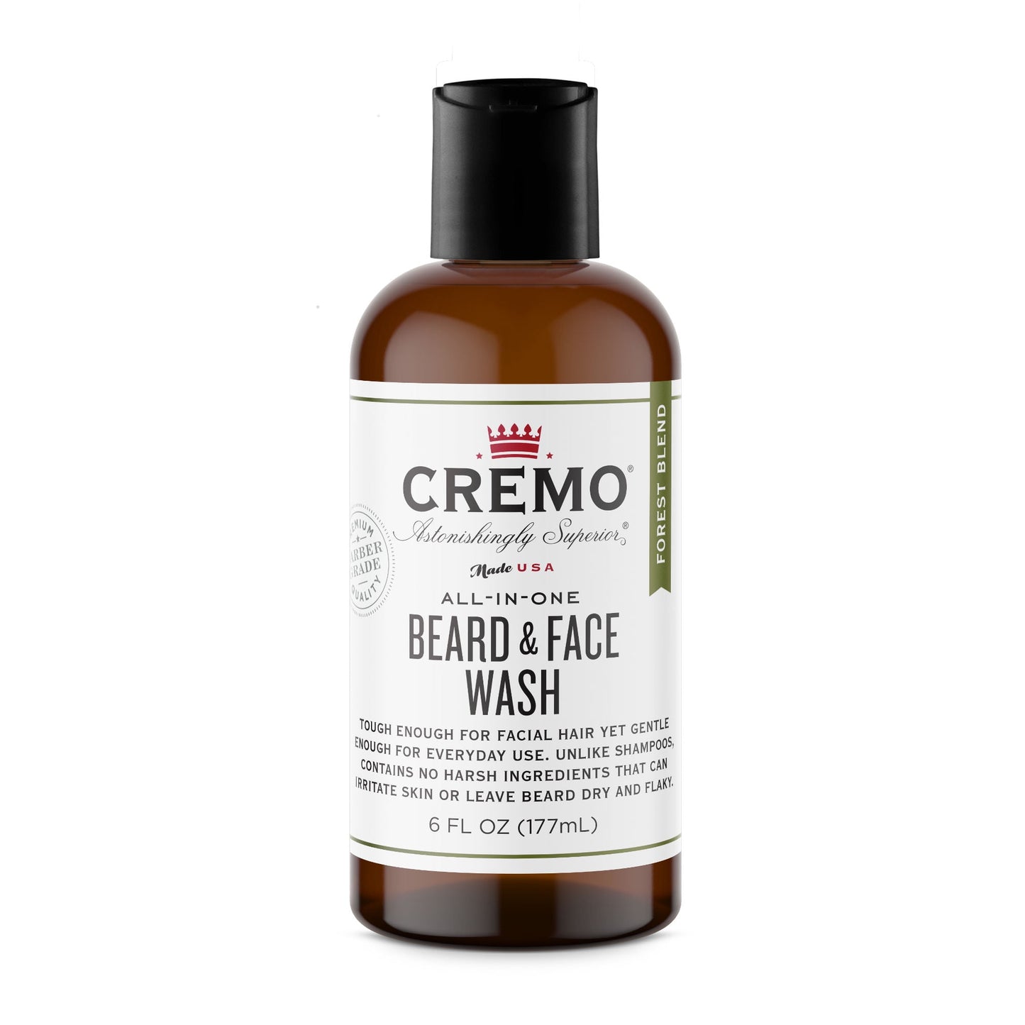 CREMO BEARD FACE WASH MINT SOAP 6OZ
