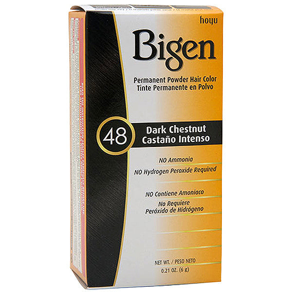 Bigen Powder Hair Color #48 Dark Chestnut 0.21oz