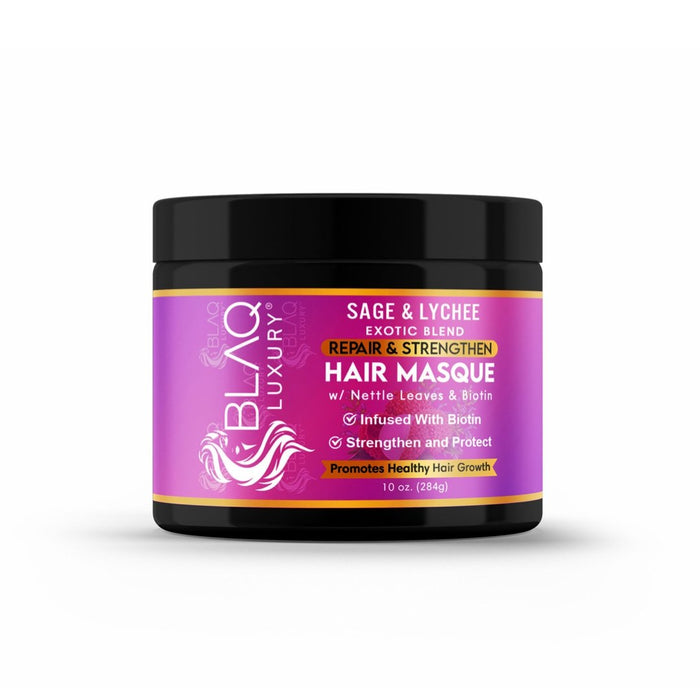 BLAQ SAGE/LYCHEE HAIR MASQUE10Z
