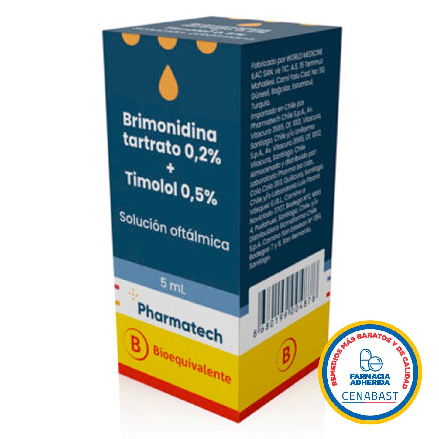 BRIMONIDINE/TIMOL DR 0.2-0.5%15ML