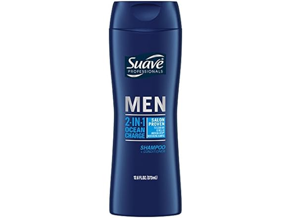Suave Men 2-In-1 Shampoo + Conditionr Ocean Charge 12.6oz