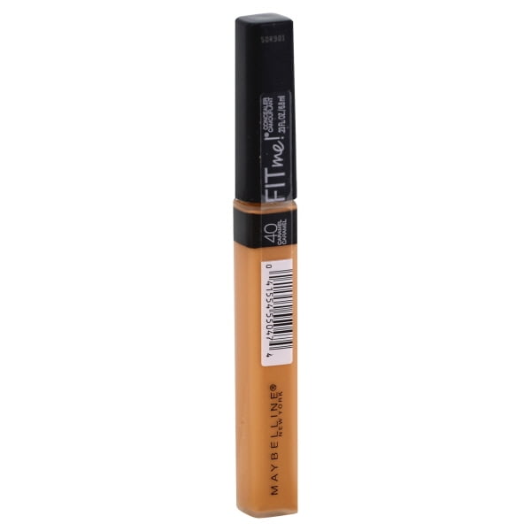 MAYBELLINE New York Fit Me Concealer Face Makeup, 040 Caramel, 0.23 oz