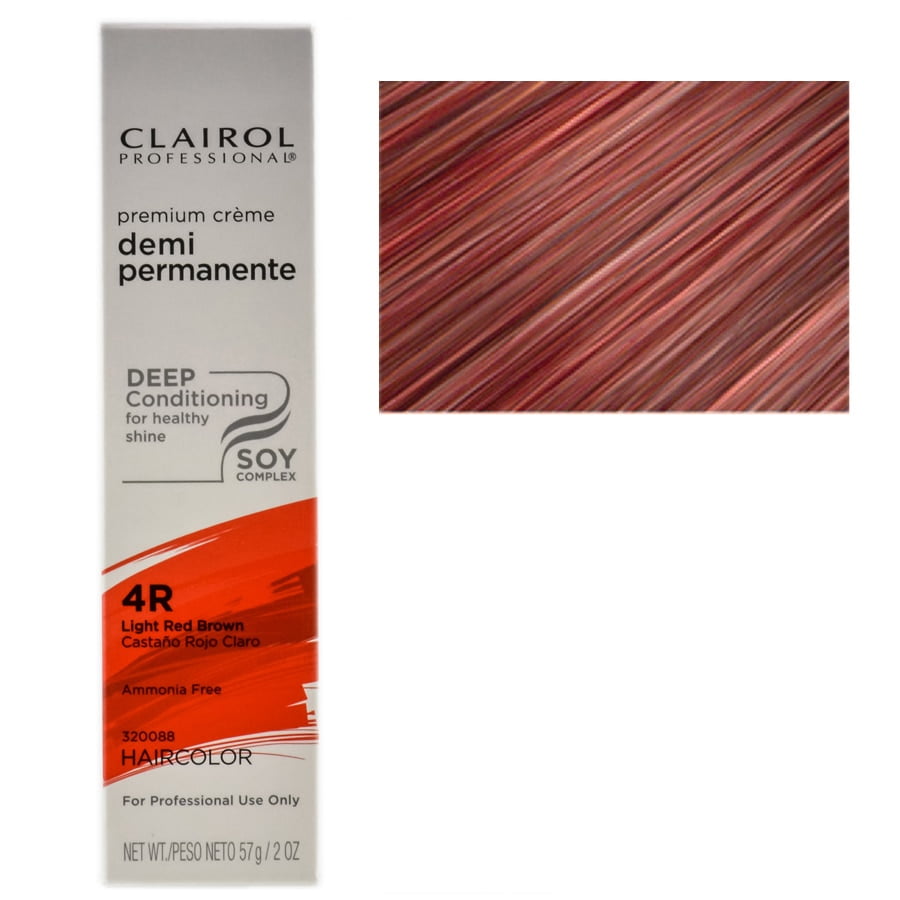 CLRL.CRM PERM 3RN MED RED BROWN