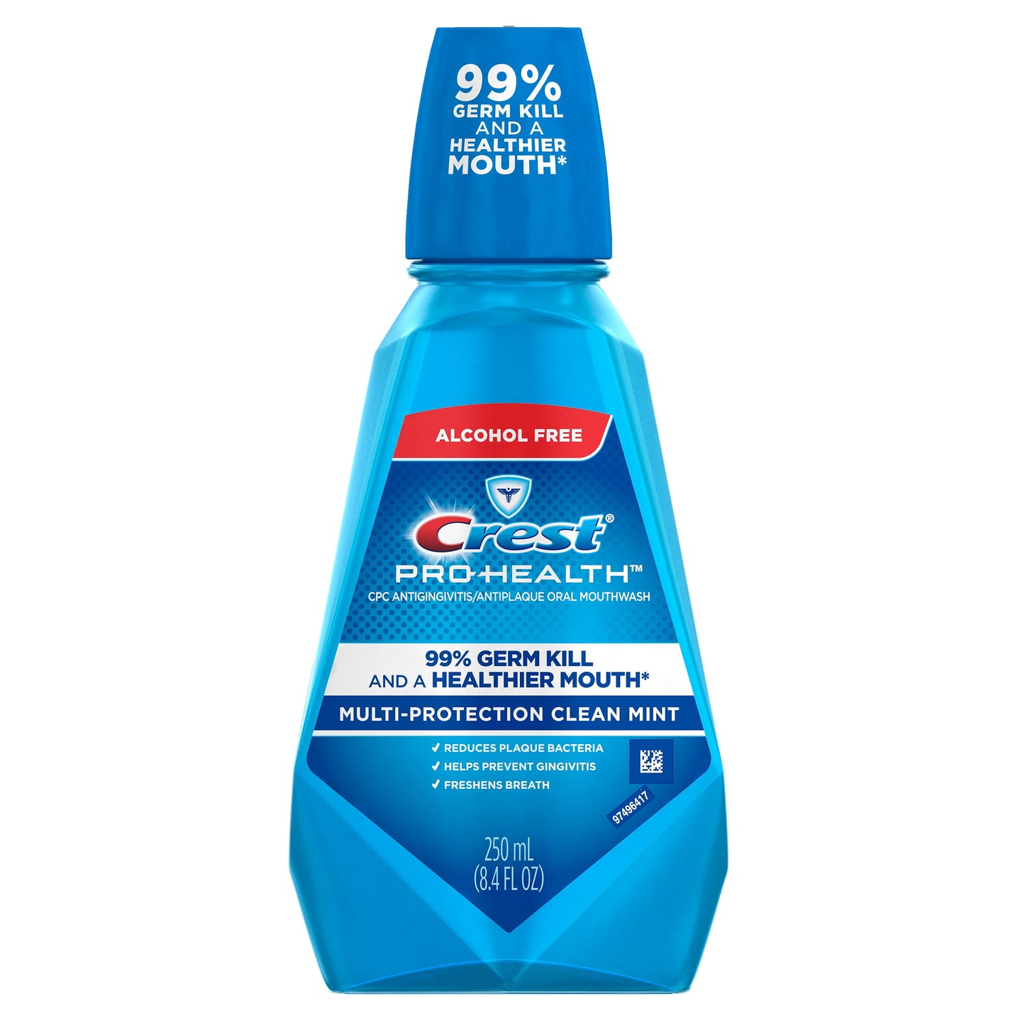 Crest Pro-Health Multi Protection Alcohol Free Mouthwash - Clean Mint, 3.3 oz