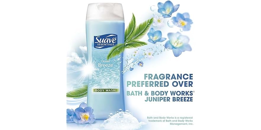 SUAVE REFRSHNG OCEAN BREEZE BDY WSH 18OZ