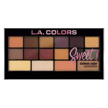 L.A. Colors Color Block 10-Color Eyeshadow Palette - Cool