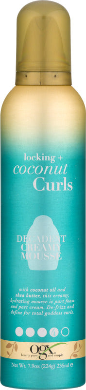 Ogx Coconut Curls Decadent Creamy Mousse 7.9oz