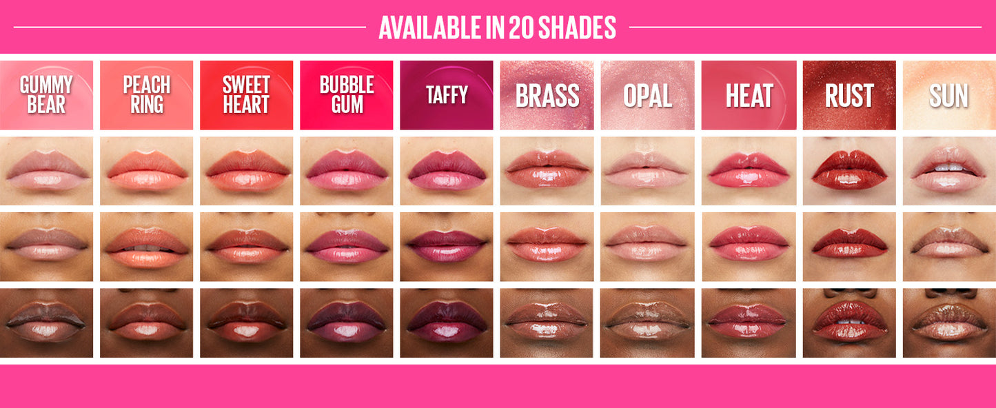 MAYBELLINE New York Lifter Gloss Lip Gloss Makeup With Hyaluronic Acid, 002 Ice, 0.18 fl. oz.