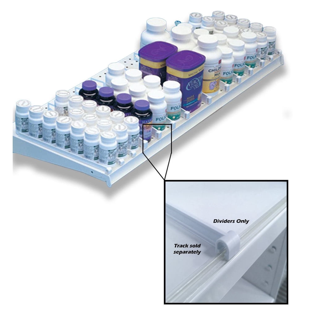SHELF DIVIDER 21" SSTEEL 6 CT DS