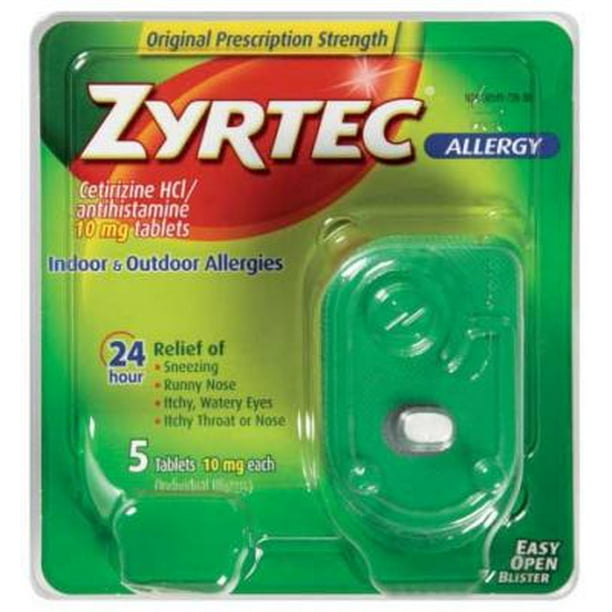 ZYRTEC ALLERGY 10 MG TAB 60