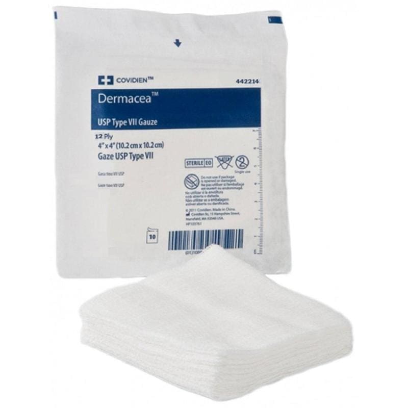 GAUZE PD 4X4N 100 STR 12PL