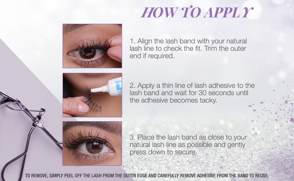 Ardell Natural Lashes - 110 Black, 6 count