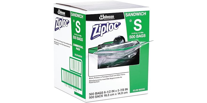 BAG ZIPLOC SANDWICH BG 12X50