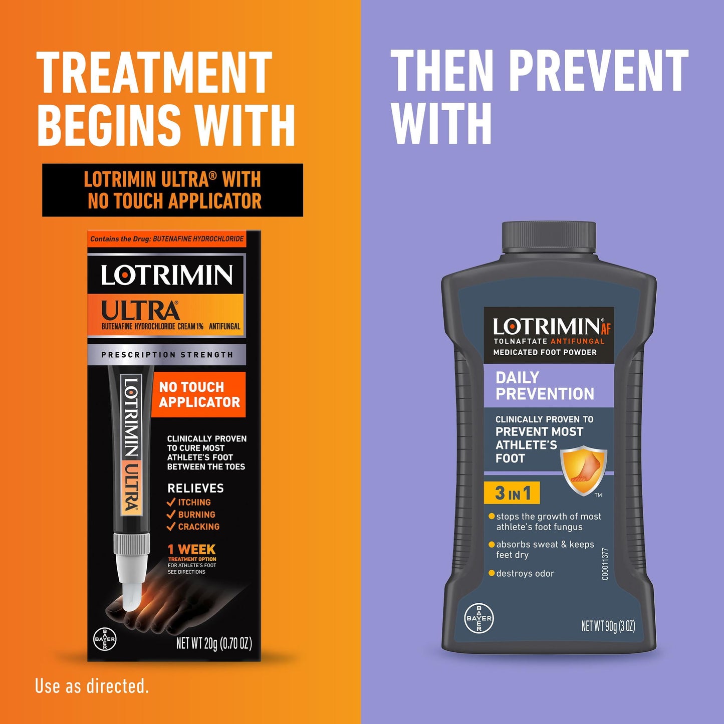 LOTRIMIN ULTRA PS ATHLETES FOOT CRM 15GM