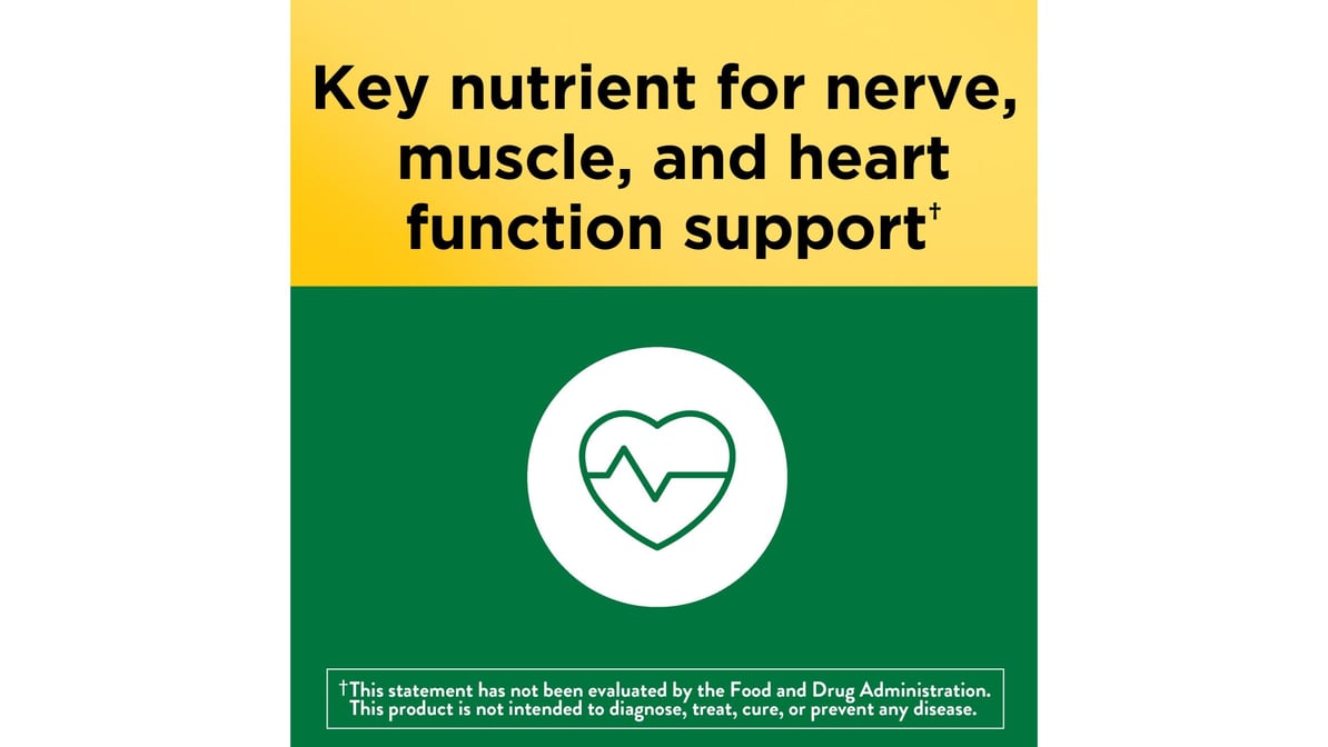 POTASSIUM GLUCNT 595MG CPL 100CT NAT TRU