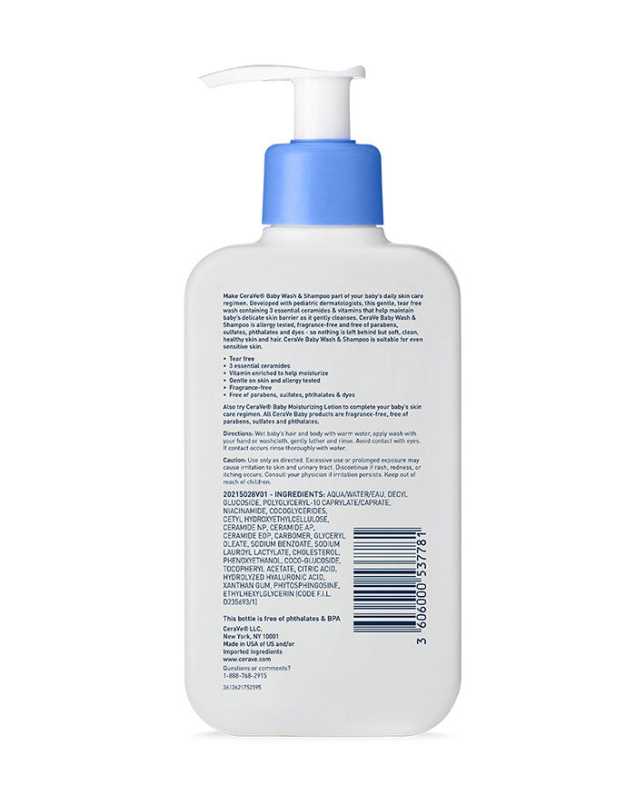 CERAVE BABY SH 8OZ FF TR/F PBF