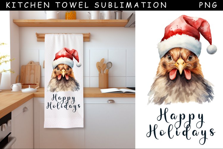 MUkitchen Christmas Pups Kitchen Towel