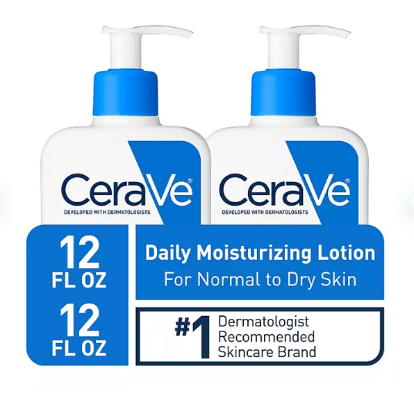 CeraVe Daily Moisturizing Lotion for Normal to Dry Skin, 12 oz