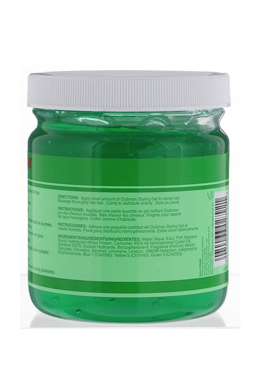 Clubman Styling Gel Tube 3.75oz For Men