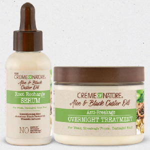 Creme Of Nature Aloe + Black Castor Oil Overnt Treat 4.7oz