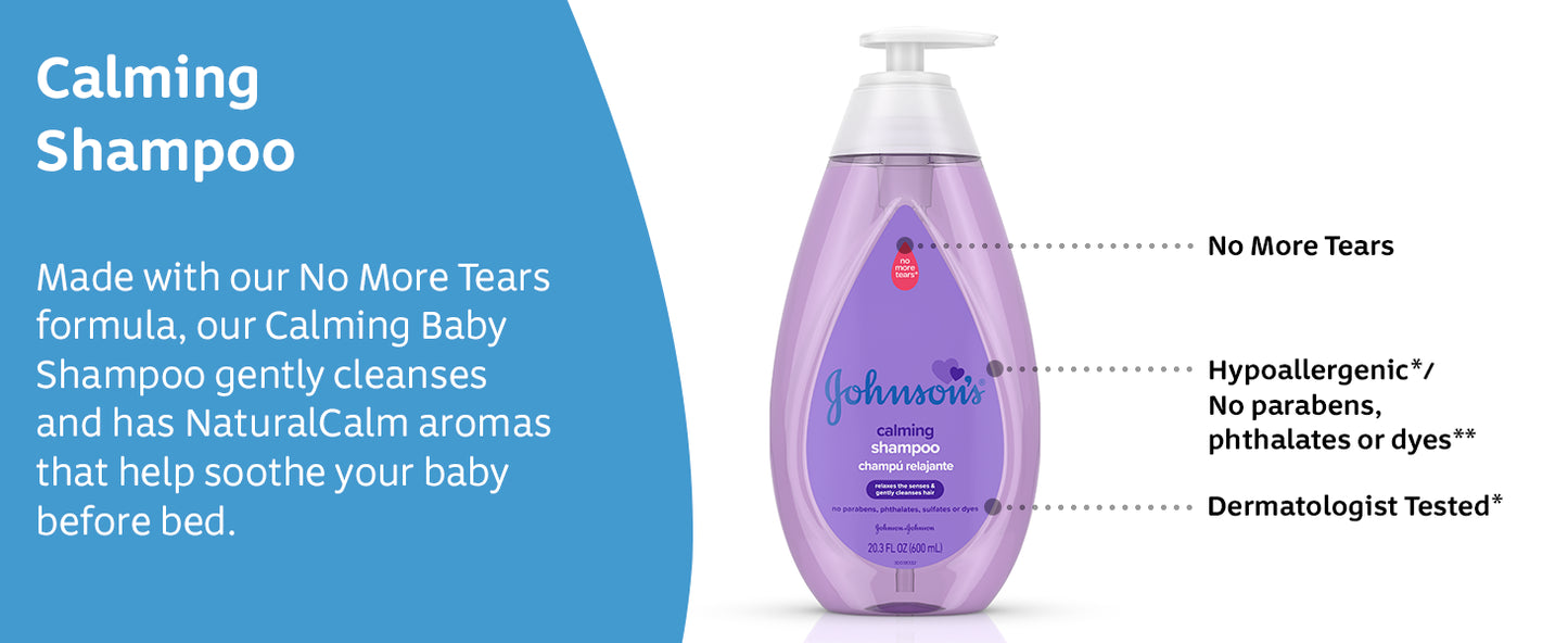 JOHNSONS BABY CALM SHMP LQ 13.6OZ