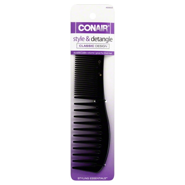 CONAIR Styling Essentials Detangle & Style Wide-tooth Lift Comb