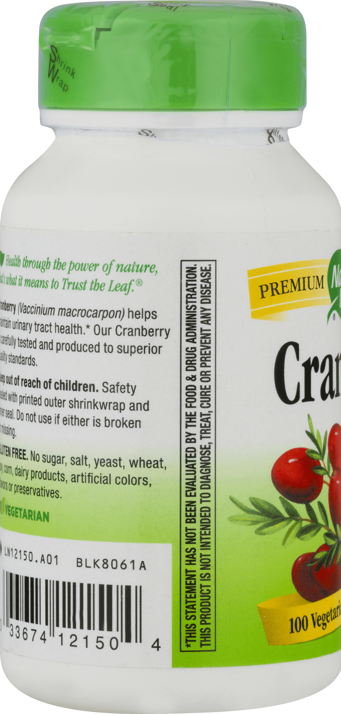 NATURE'S WAY CRANBERRY FRUIT,465 MG