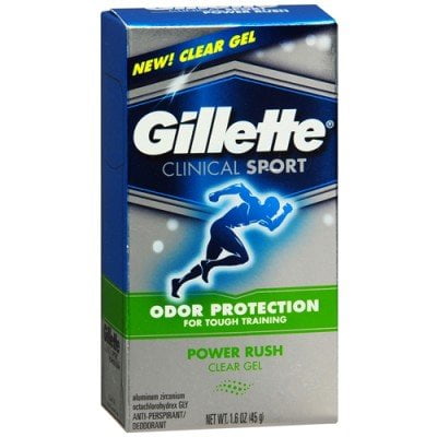 GILLETTE H/P AP/DEO GEL PWR RUSH 3.8OZ