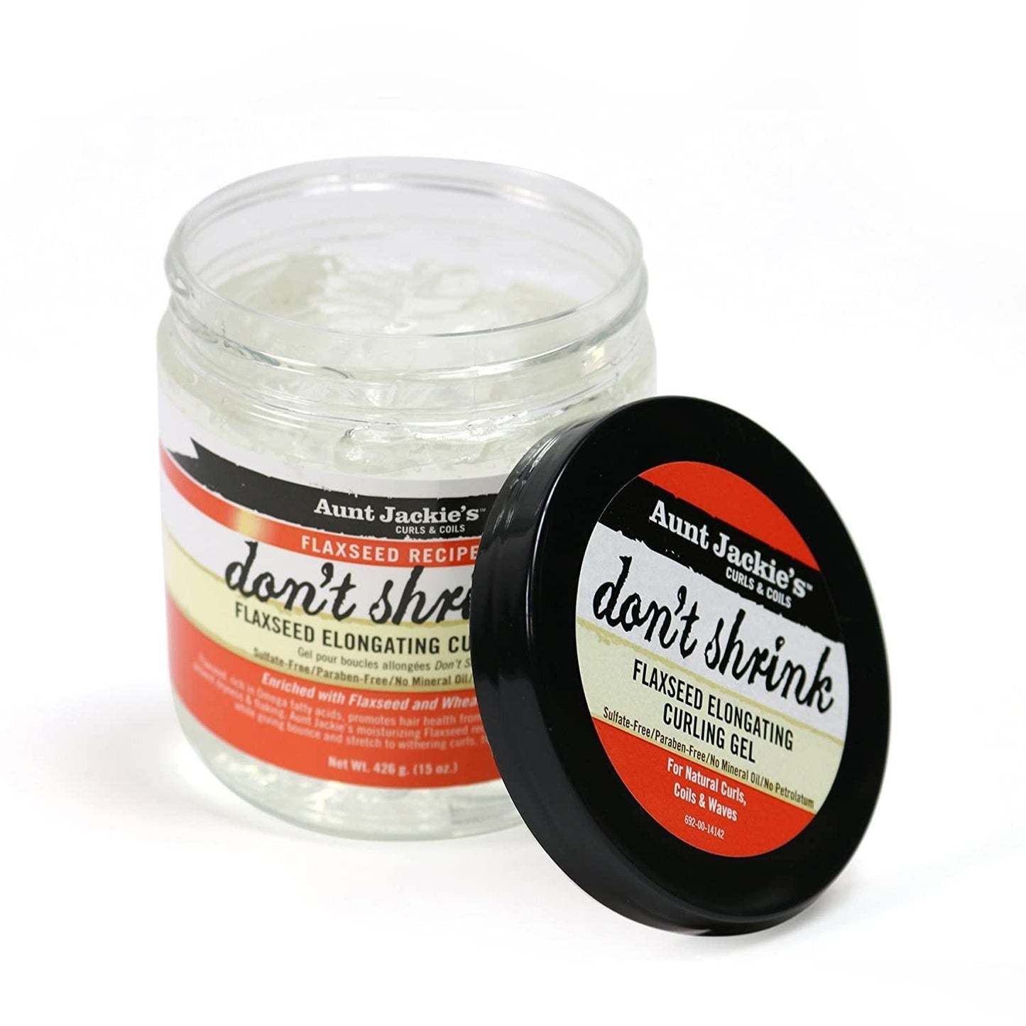 Aunt Jackie's Flaxseed Don't Shrink Curling Gel, 15 oz