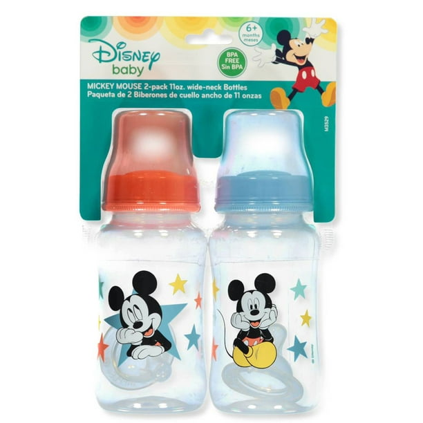 Disney Baby Wide Neck Bottles Minnie Mouse 2 Pack 6+M 11oz