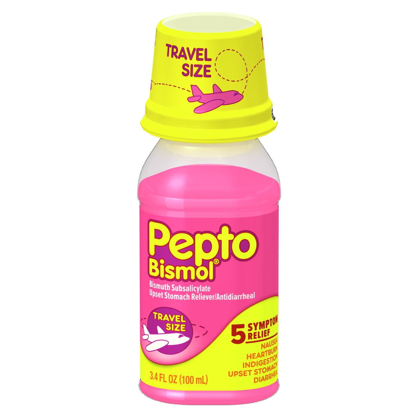 Pepto Bismol Liquid 3.4oz Travel Size