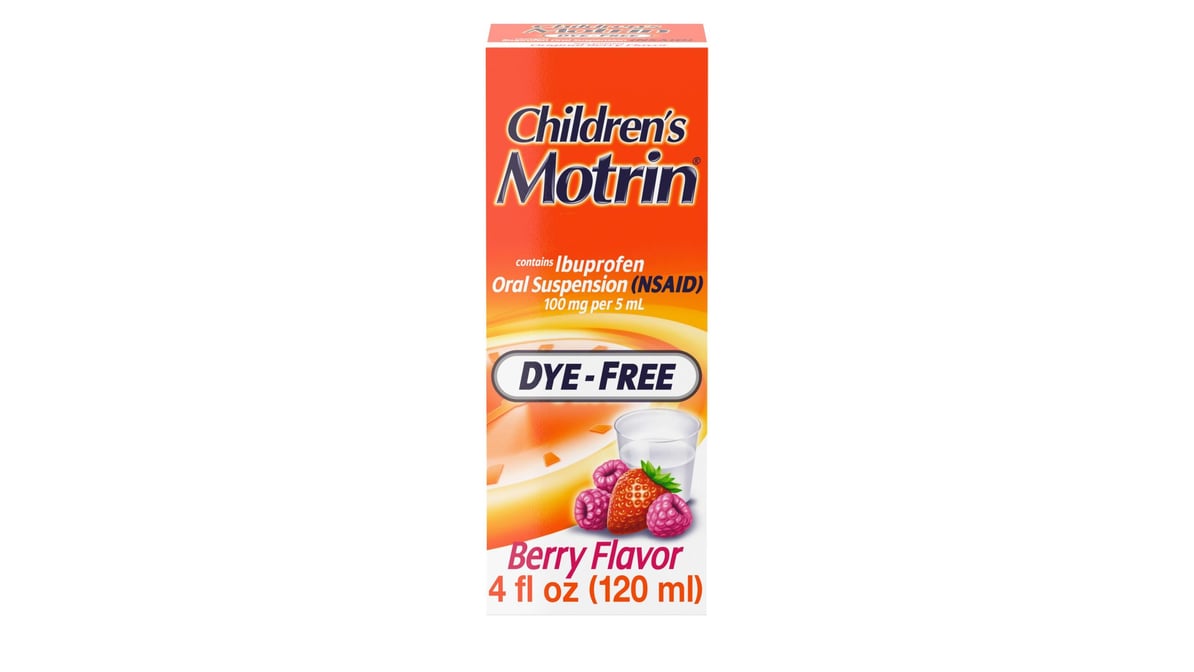 CH MOTRIN BERRY 100MG-5ML SUS 4OZ