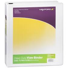 Oxford View Binder - Assorted Colors, 1"
