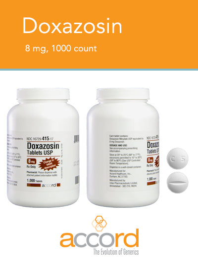 DOXAZOSIN TB 8MG 100