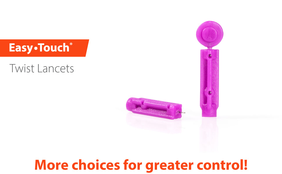 EASY TOUCH LANCET 30G TWIST 100CT