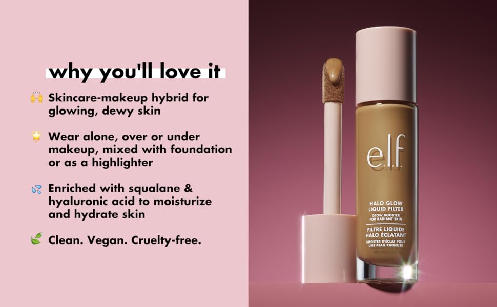 e.l.f. Halo Glow Liquid Filter Highlighter - 4 Medium