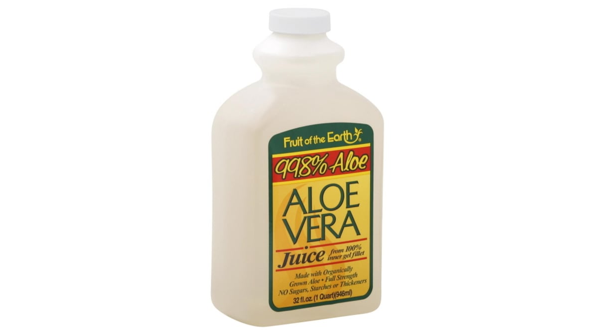 ALOE VERA JUICE LIQUID 32OZ FRUIT EARTH