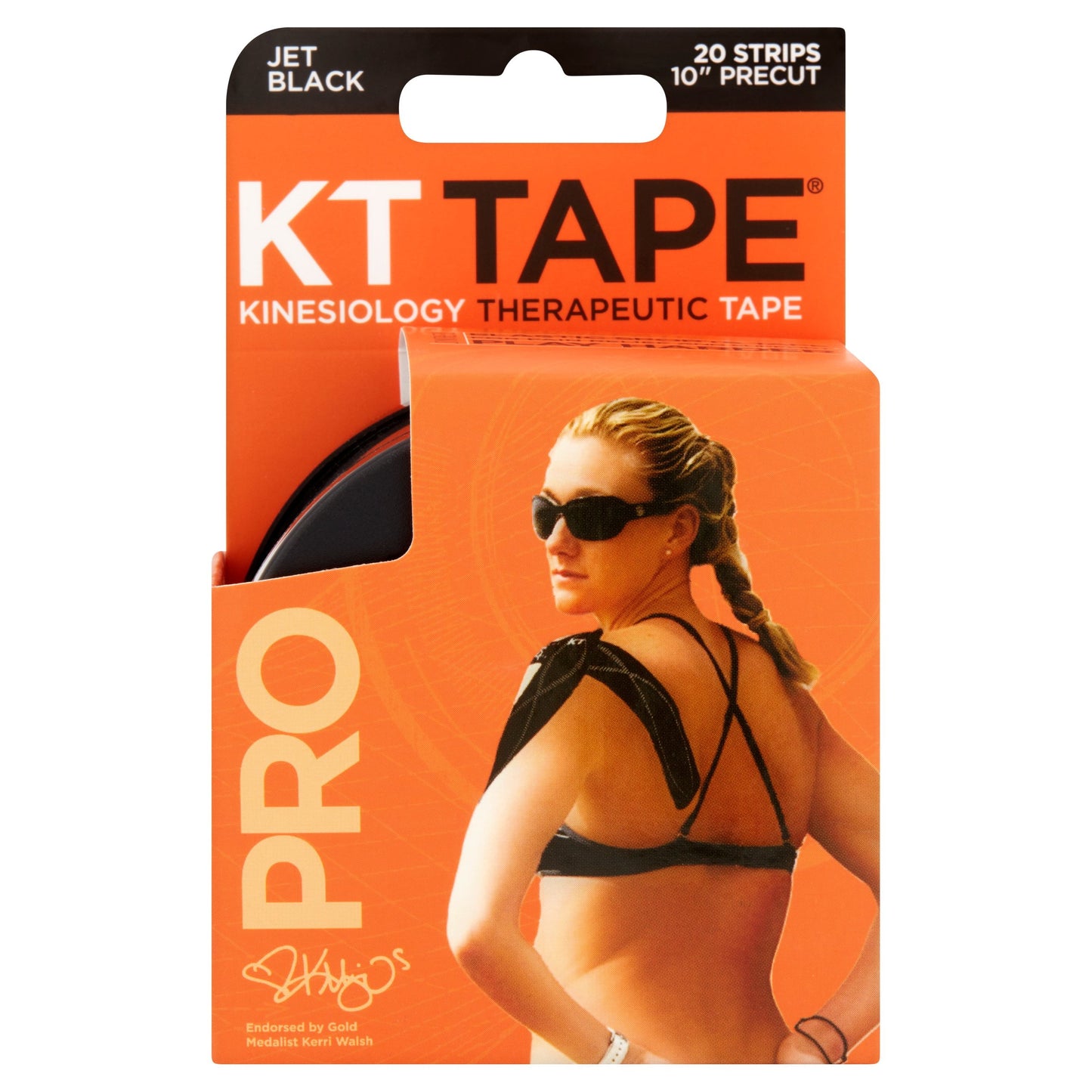 KT TAPE SYNTHETIC PRO BLACK 20CT