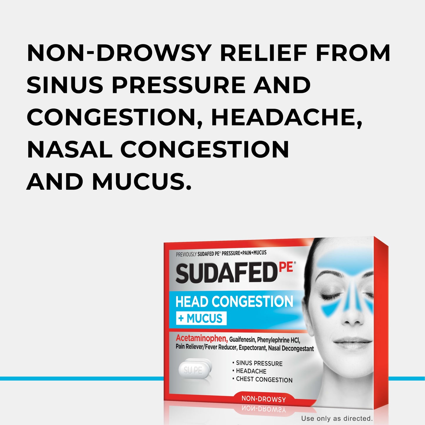 SUDAFED PE HEAD CNG & MUCUS TAB 24CT