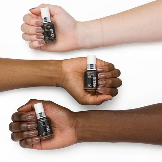 essie Nail Art Studio jelly gloss nail polish, vegan, sheer black, ink jelly, 0.46 fl oz