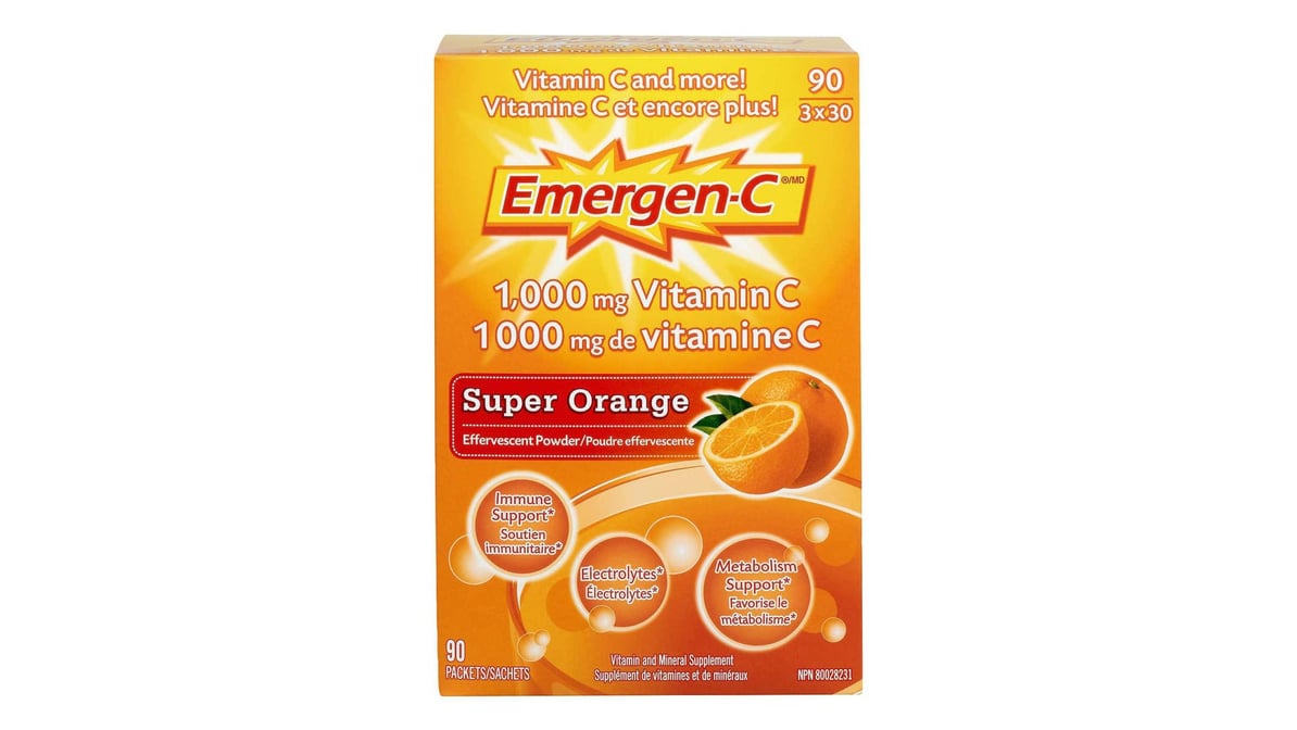 EMERGEN-C PROBIOTICS+ ORANGE PWD 30CT