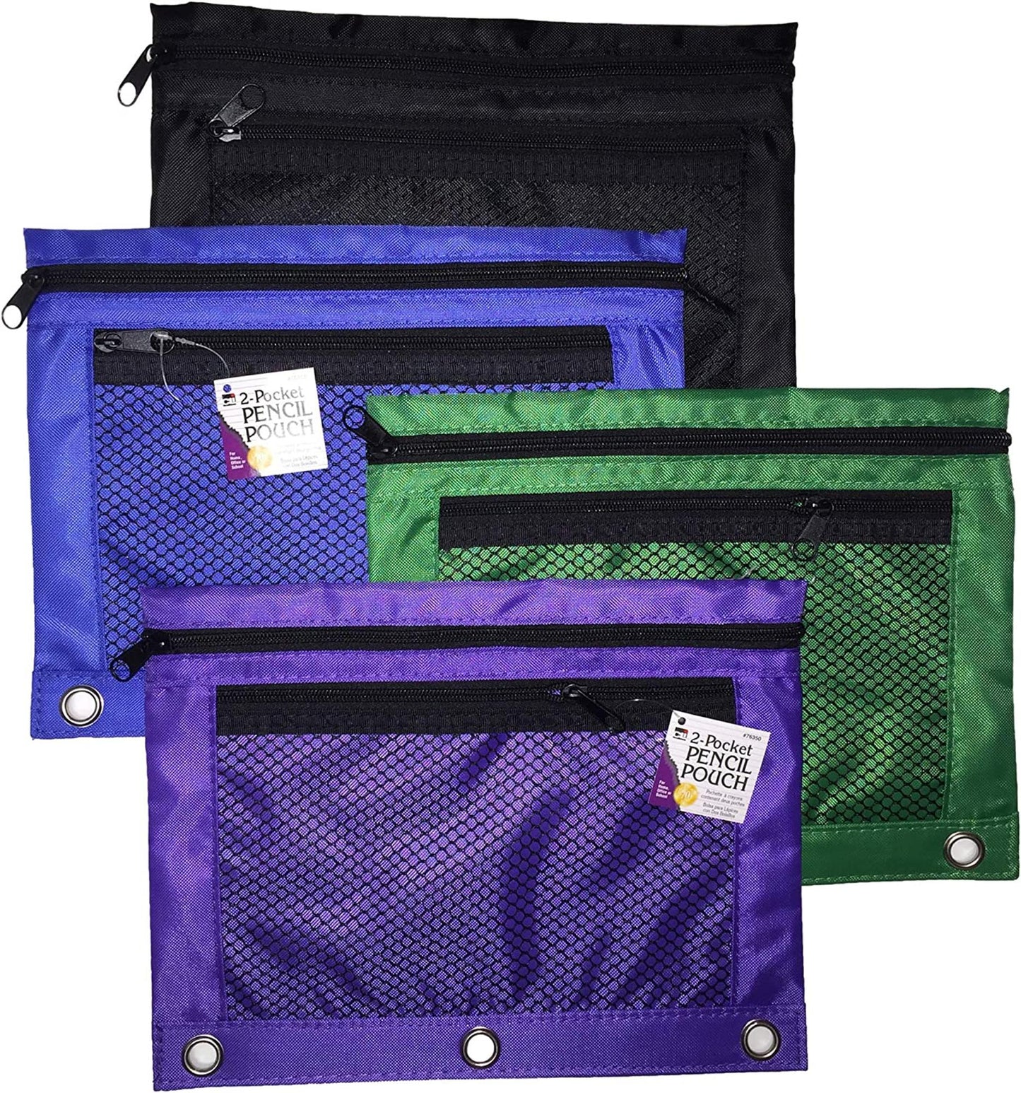 CLi Two-Pocket Pencil Pouch - Assorted