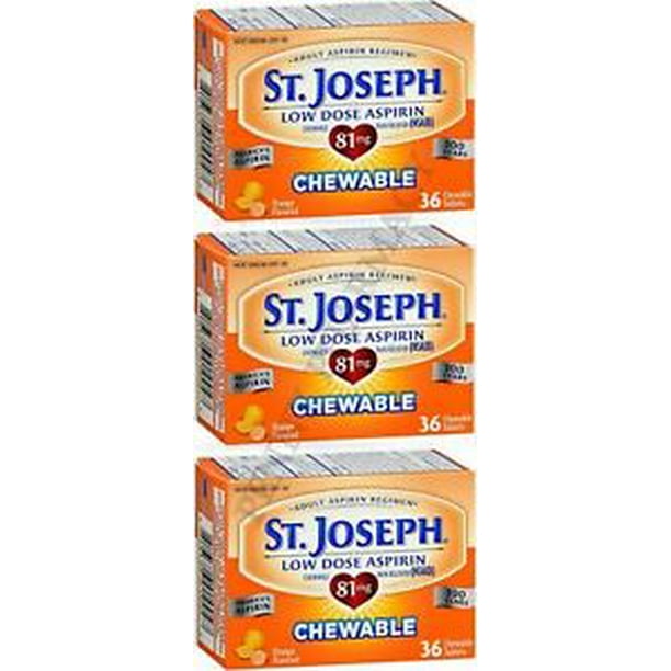 ST JOSEPH ASPIRIN TB 81MG 36 EC