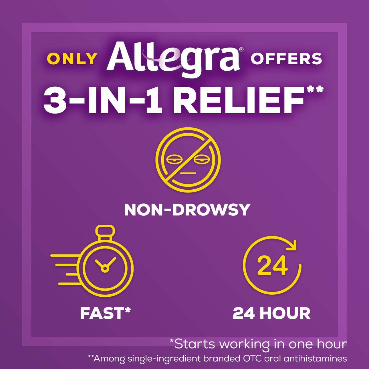 ALLEGRA DL 24HR TABLET 30CT 6PC PW