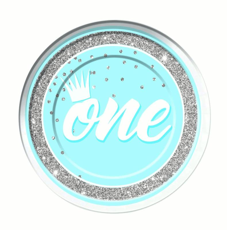 BLDNG BLCKS BDAY 9" PLATE 8CT