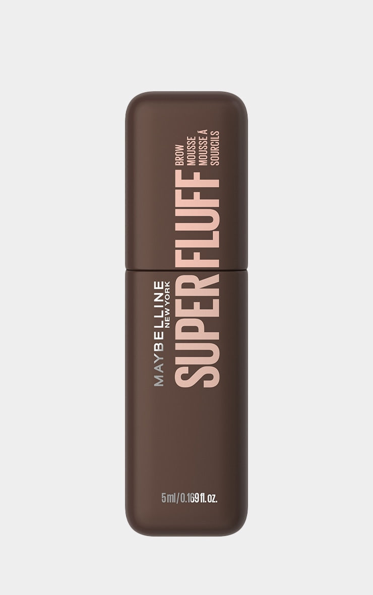 MAYBELLINE New York Superfluff Brow Mousse, 260 Deep Brown, 0.17 oz