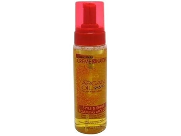 Creme Of Nature Argan Oil Style & Shine Foam Mousse 7oz